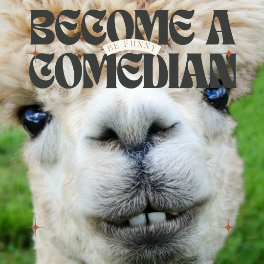 BECOME A COMEDIAN