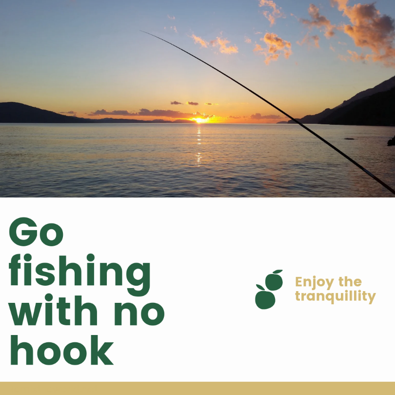 GO FISHING WITH NO HOOK