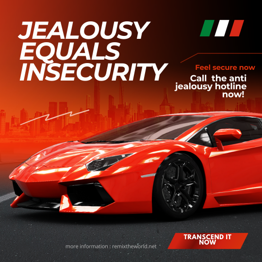 JEALOUSY EQUALS INSECURITY
